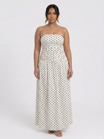 MAXI POLKA DOT DRESS