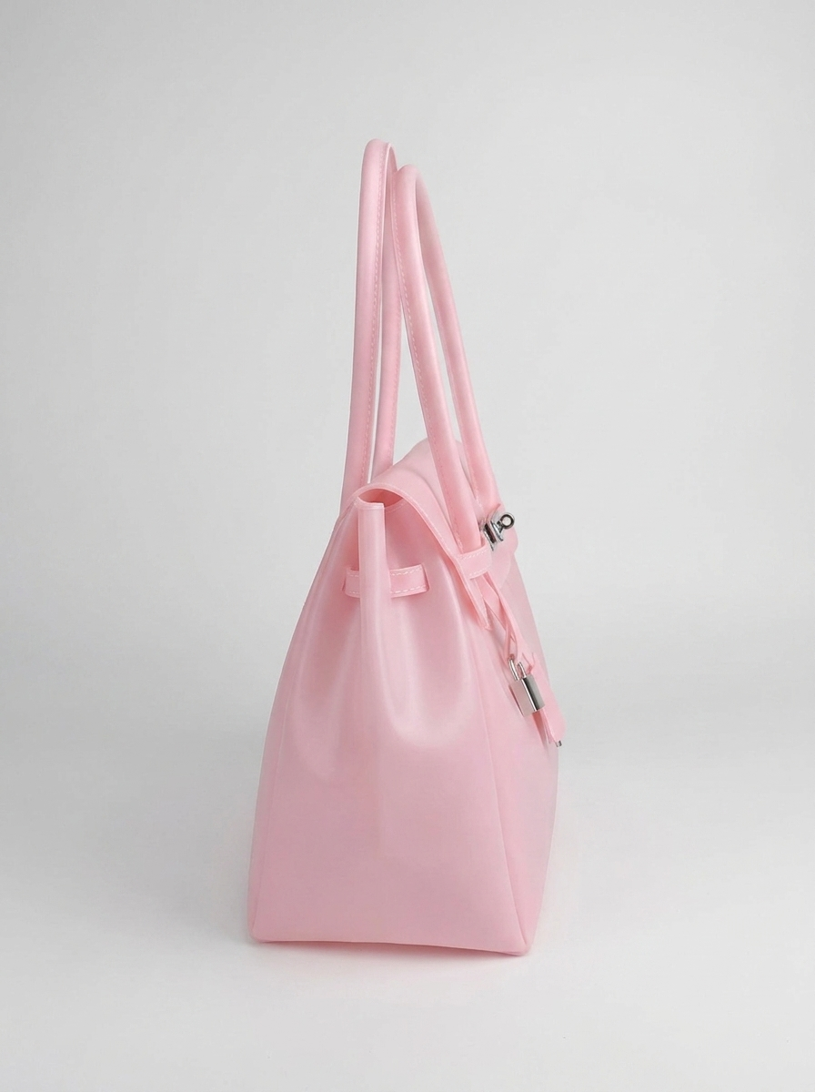 MONARCHE JELLY BAG - baby pink