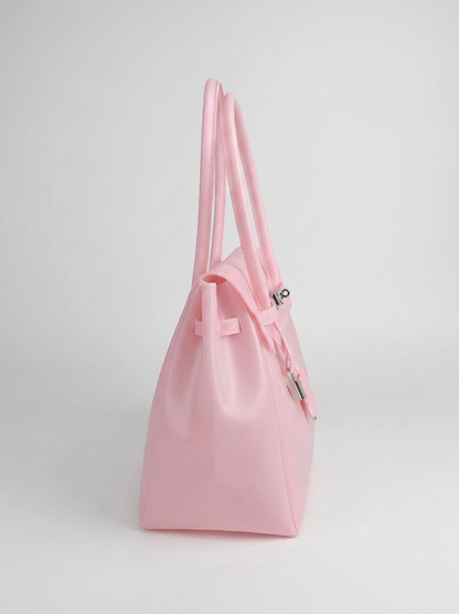 MONARCHE JELLY BAG - baby pink