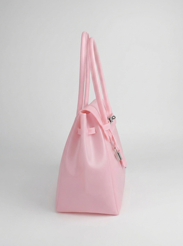 MONARCHE JELLY BAG - baby pink