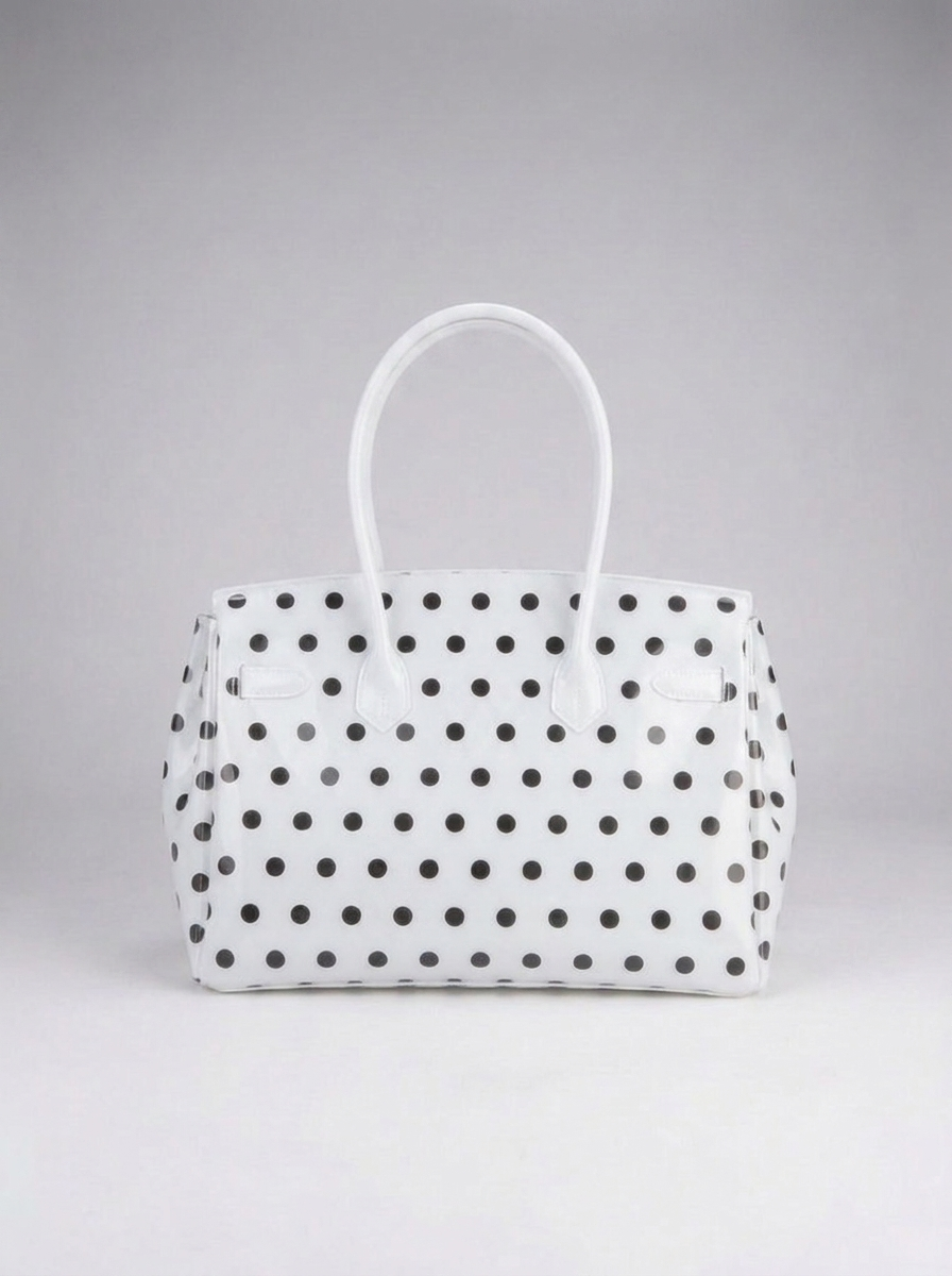 MONARCHE JELLY BAG - baby pink